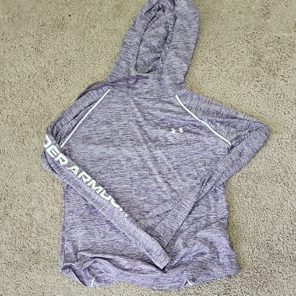 Under Armour Heathered Purple Hoodie